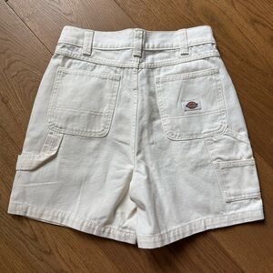 Dickies Canvas Utility Short - White - Size 27 - NWOT